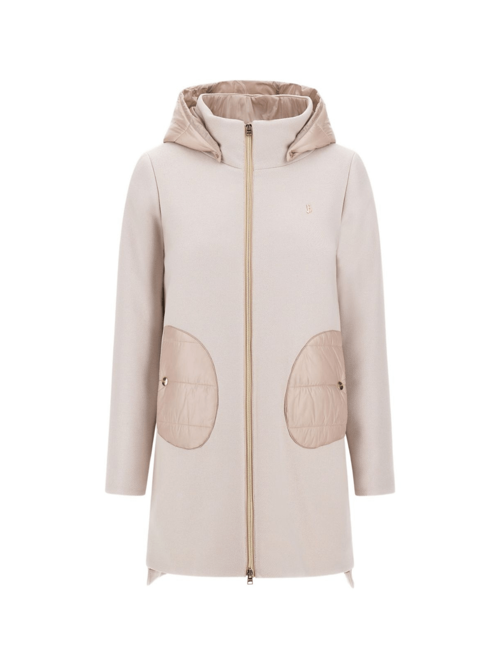 Cappotto per bambina Herno Kids rosa con cappuccio - Rubino Kids