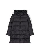 Cappotto per bambina Save The Duck Kids Tiri nero con effetto opaco - Rubino Kids