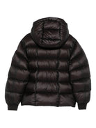 Cappotto per bambino C.P. Company Kids DD Shell nero con chiusura con zip - Rubino Kids
