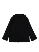 Cappotto per bambino Emporio Armani Kids blu navy con chiusura a doppiopetto - Rubino Kids