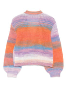 Cardigan per bambina Stella McCartney Kids multicolore con maniche a palloncino - Rubino Kids