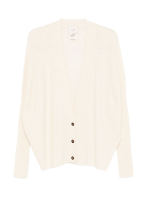 Cardigan per donna ALYSI bianco con scollo a V