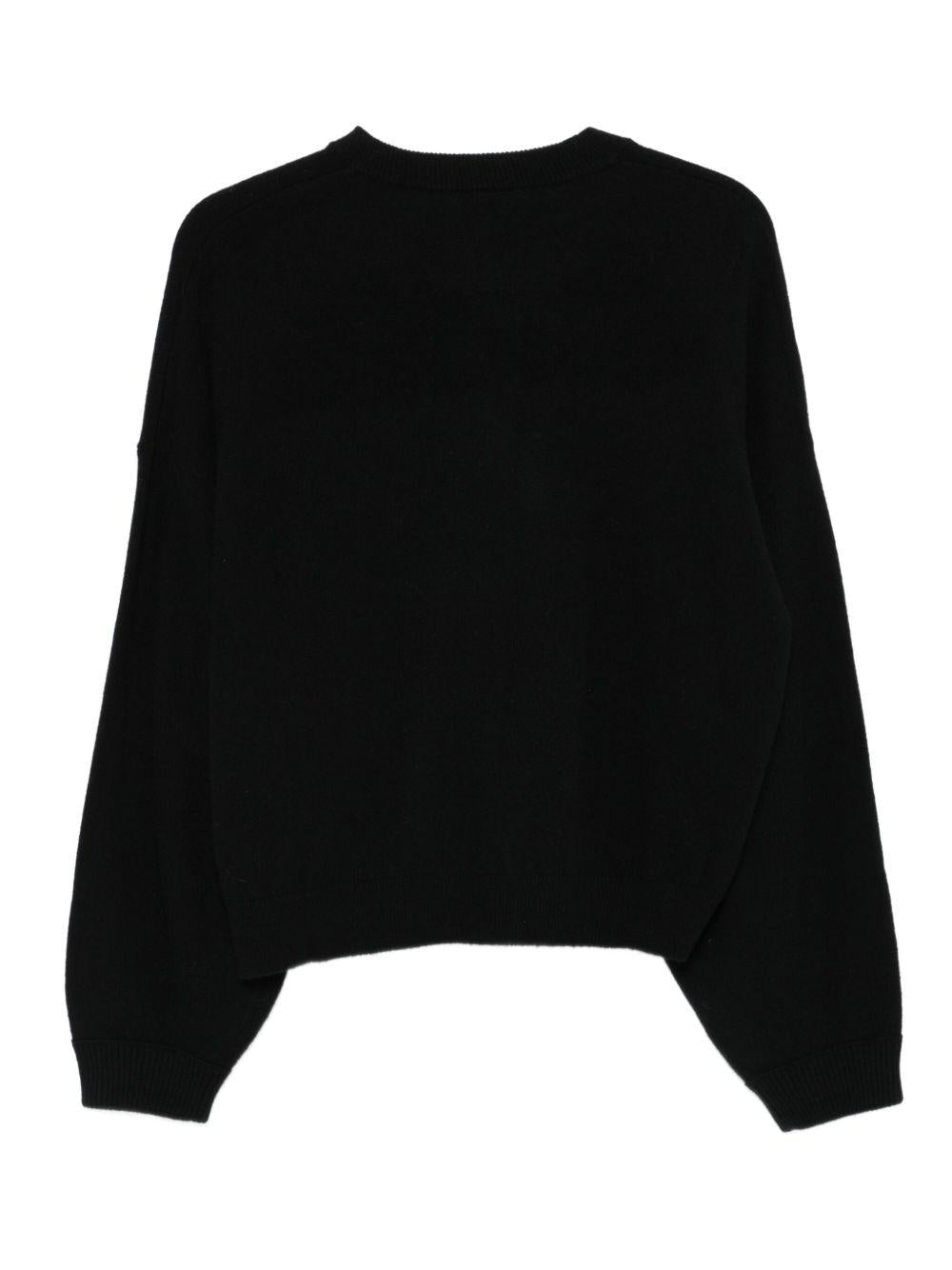 Cardigan per donna ALYSI nero con maniche a palloncino - Rubino Kids