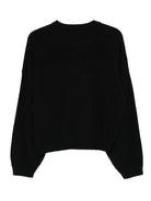 Cardigan per donna ALYSI nero con maniche a palloncino - Rubino Kids