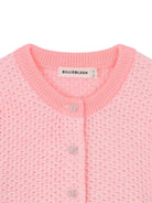 Cardigan per neonata Billieblush rosa con lavorazione in rilievo - Rubino Kids