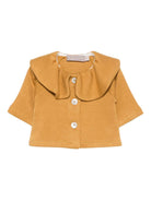 Cardigan per neonata La Stupenderia giallo con colletto arricciato - Rubino Kids