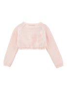 Cardigan per neonata Monnalisa rosa con decorazione fiocco - Rubino Kids