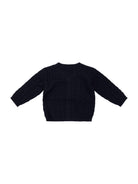 Cardigan per neonata Tartine Et Chocolate blu con chiusura frontale con bottoni - Rubino Kids