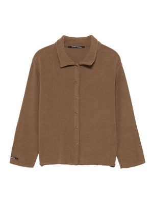 Family Album Kids Brown Baby Cardigan with Classic Collar