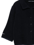 Cardigan per neonato Album di Famiglia Kids nero con colletto alla Peter Pan - Rubino Kids