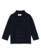 Cardigan per neonato Il Gufo blu con chiusura doppiopetto in cotone - Rubino Kids