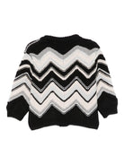 Cardigan per neonato Missoni Kids multicolore con motivo a zigzag - Rubino Kids