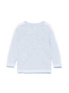 Cardigan per neonato Tartine Et Chocolat azzurro con ricamo e bordo a contrasto - Rubino Kids