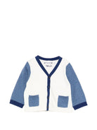 Cardigan Tahiel per neonato Bonpoint multicolor con design color - block - Rubino Kids