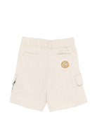 Cargo corti per bambino Just Cavalli Kids beige con cintura - Rubino Kids