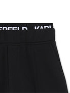 Cargo per bambino Karl Lagerfeld Kids neri con logo in vita - Rubino Kids