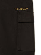 Cargo per bambino Off - White Kids Bookish marrone con due tasche con patta - Rubino Kids