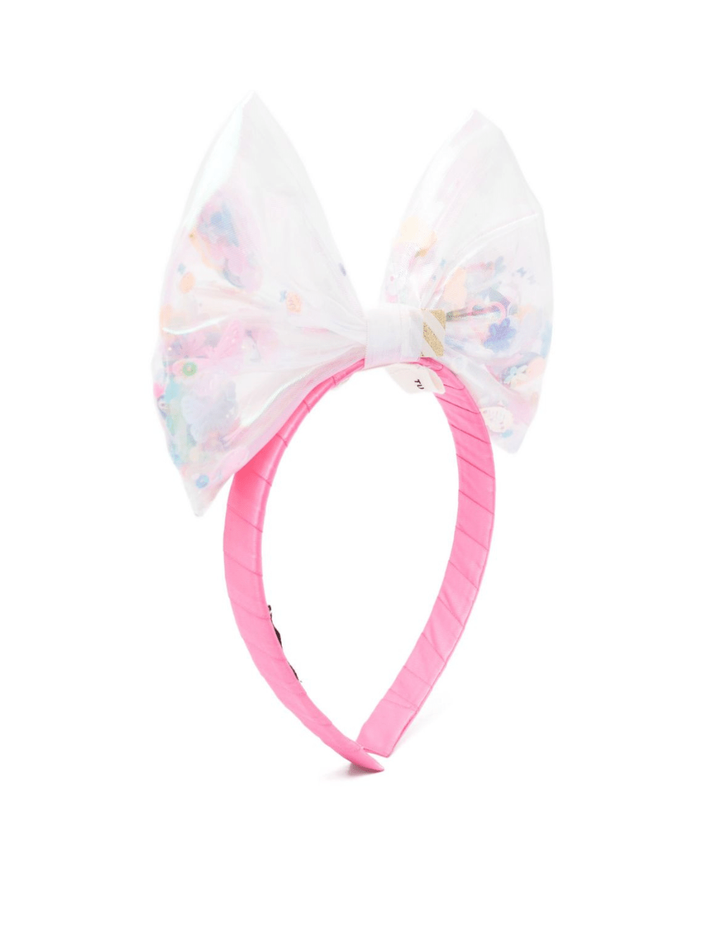 Cerchietto per bambina Billieblush fucsia con dettaglio fiocco - Rubino Kids