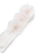 Cerchietto per bambina La Stupenderia bianco con applicazione a fiori - Rubino Kids
