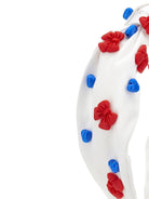 Cerchietto per bambina Monnalisa bianco con fiocco - Rubino Kids