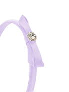 Cerchietto per bambina Monnalisa lilla con fiocco - Rubino Kids