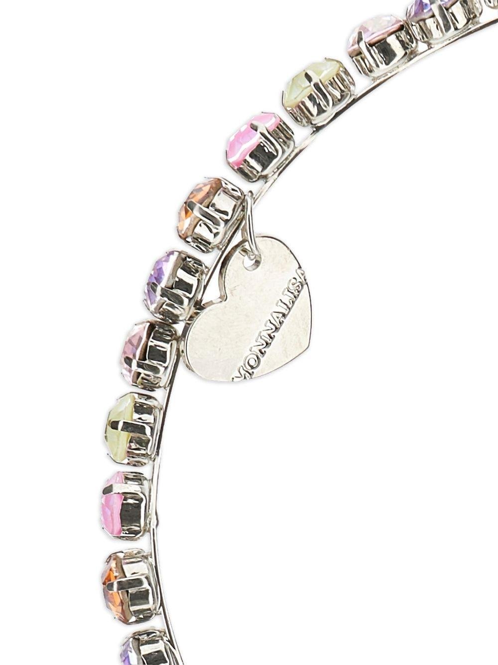 Cerchietto per bambina Monnalisa multicolore con strass - Rubino Kids
