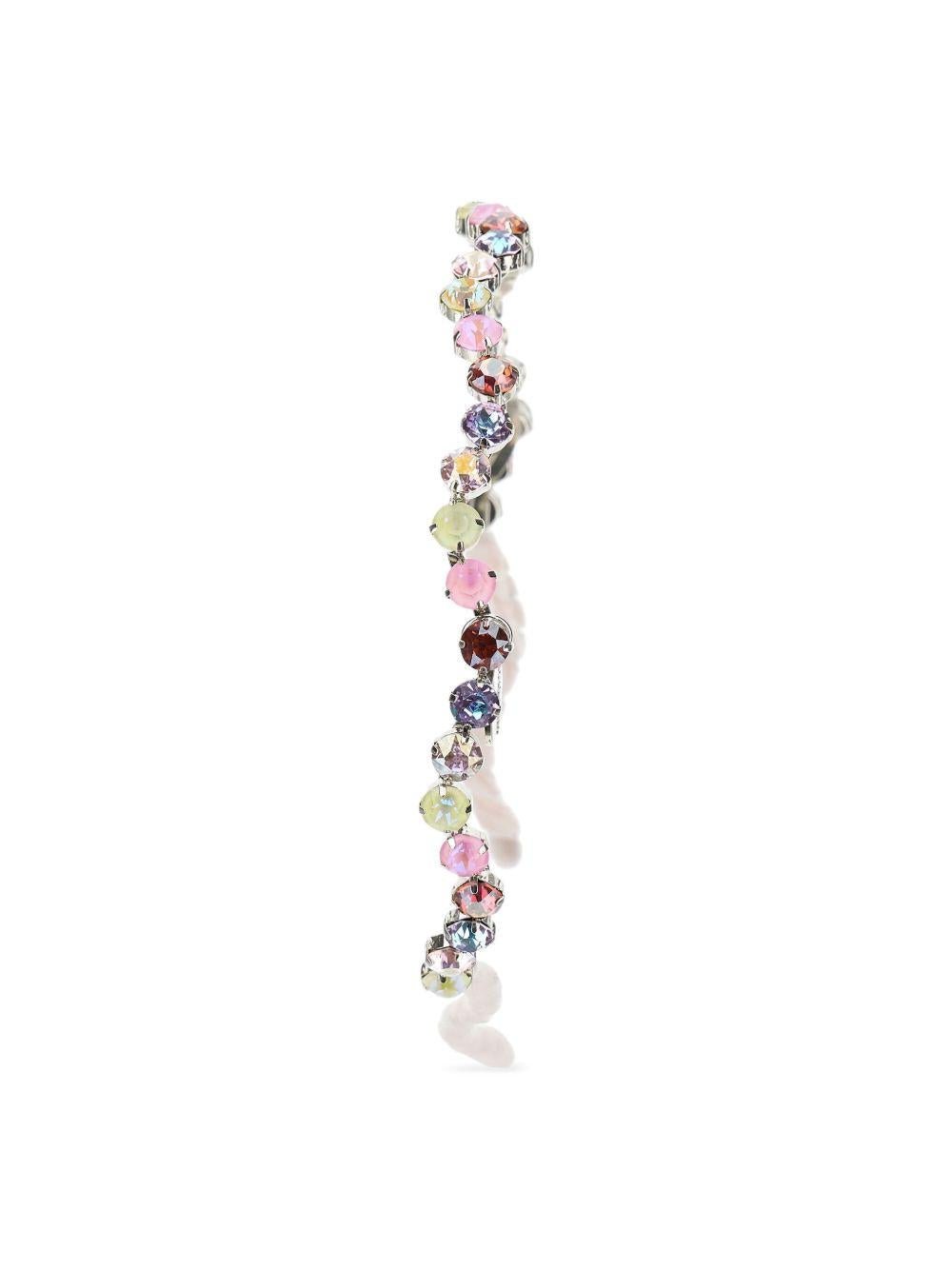 Cerchietto per bambina Monnalisa multicolore con strass - Rubino Kids