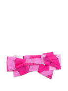 Cerchietto per neonata Emilio Pucci Junior fucsia on fiocco - Rubino Kids