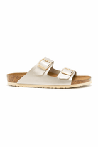 Ciabatta Arizona per bambina Birkenstock Kids color oro con fibbia - Rubino Kids