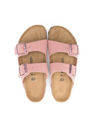 Ciabatte Arizona per bambina Birkenstock Kids rosa con doppia fascia - Rubino Kids