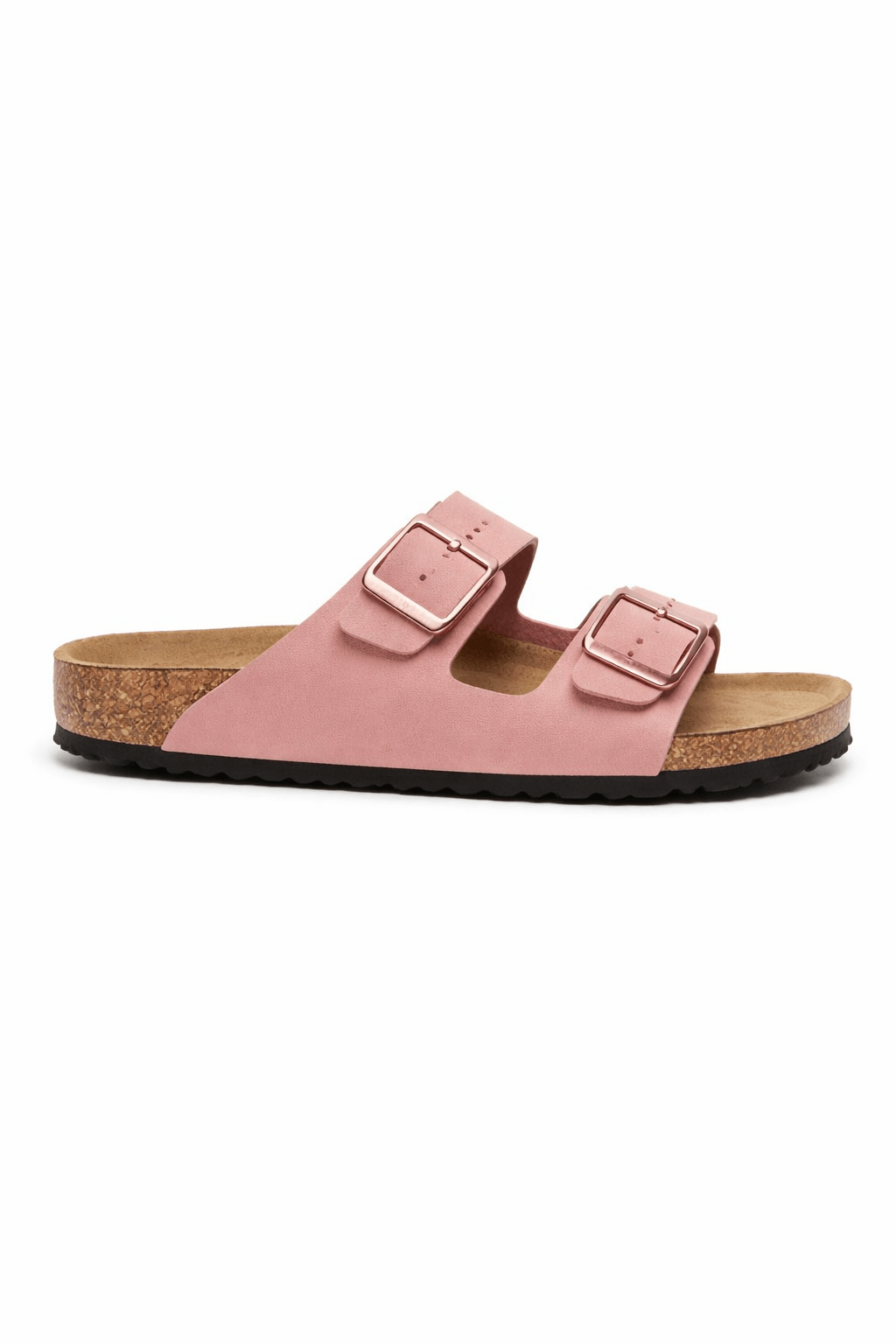 Ciabatte Arizona per bambina Birkenstock Kids rosa con doppia fascia - Rubino Kids