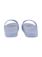 Ciabatte da bambino Boss Kids azzurre con logo - Rubino Kids