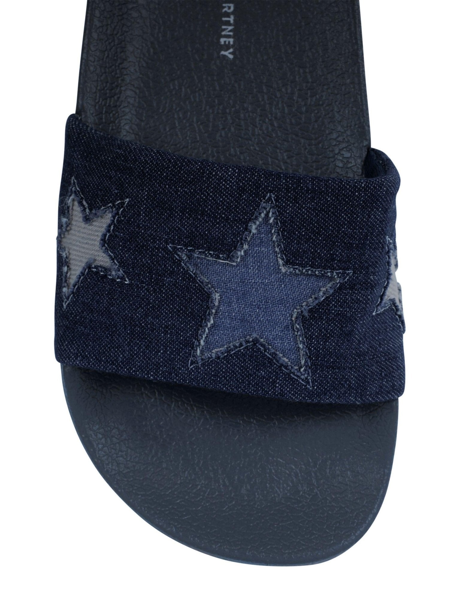 Ciabatte per bambina Stella McCartney blu con motivo a stelle - Rubino Kids