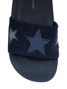 Ciabatte per bambina Stella McCartney blu con motivo a stelle - Rubino Kids