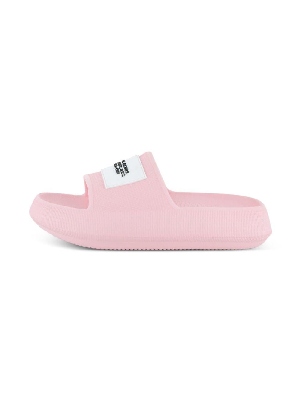 Ciabatte per bambina The Marc Jacobs Kids rosa con logo in rilievo - Rubino Kids
