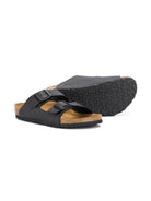 Ciabatte per bambini Birkenstock Kids nero con fibbia - Rubino Kids