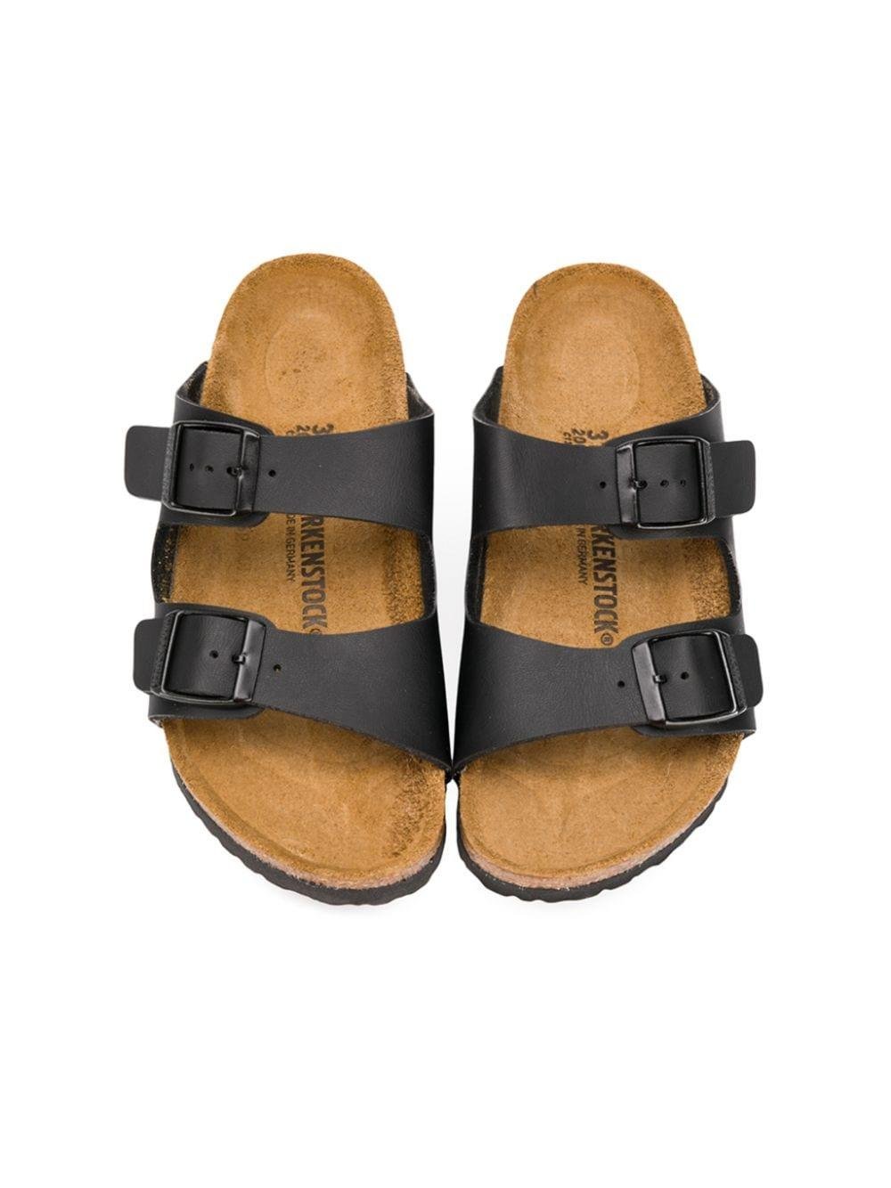 Ciabatte per bambini Birkenstock Kids nero con fibbia - Rubino Kids