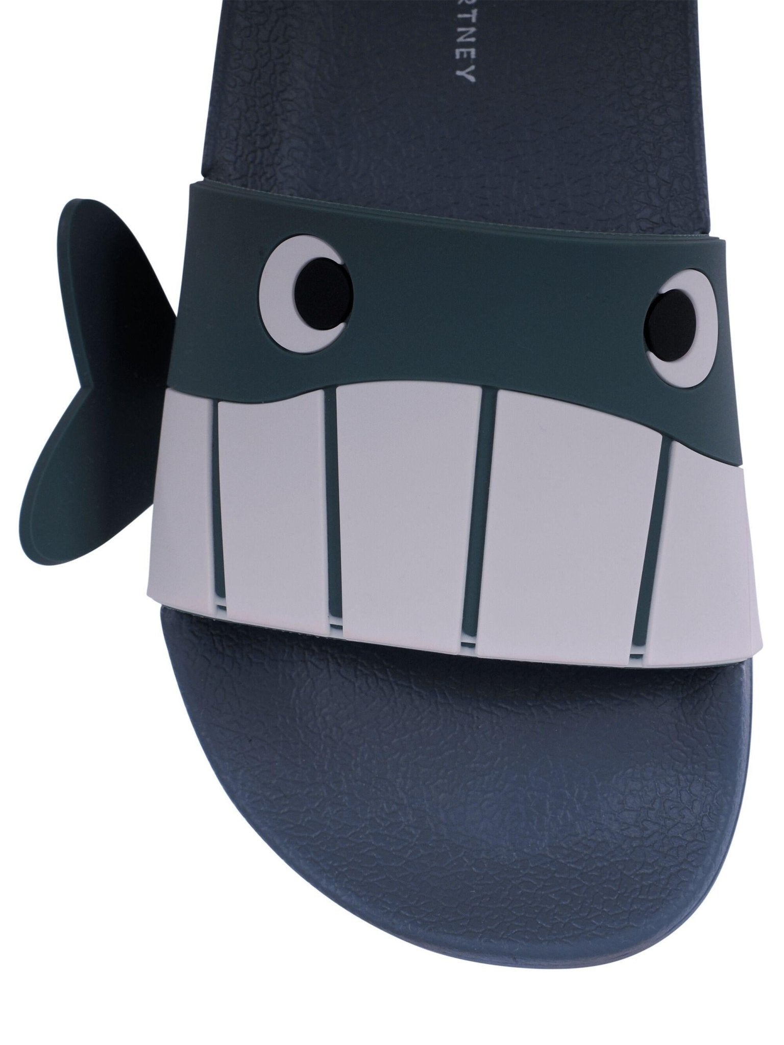 Ciabatte per bambino Stella McCartney Kids blu con motivo balena - Rubino Kids