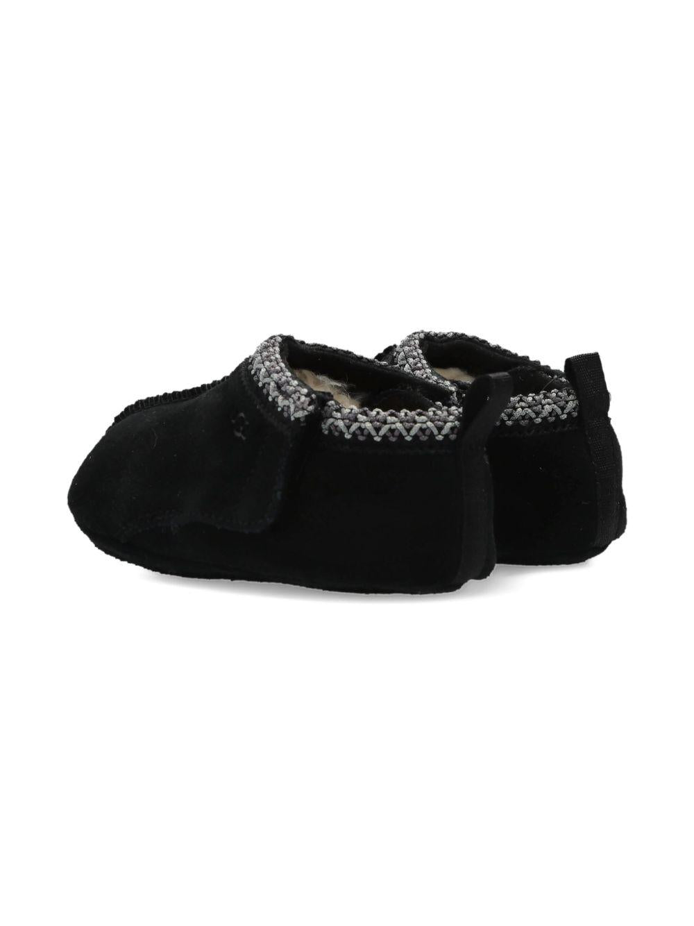 Ciabatte per neonati UGG Kids nere con punta tonda - Rubino Kids