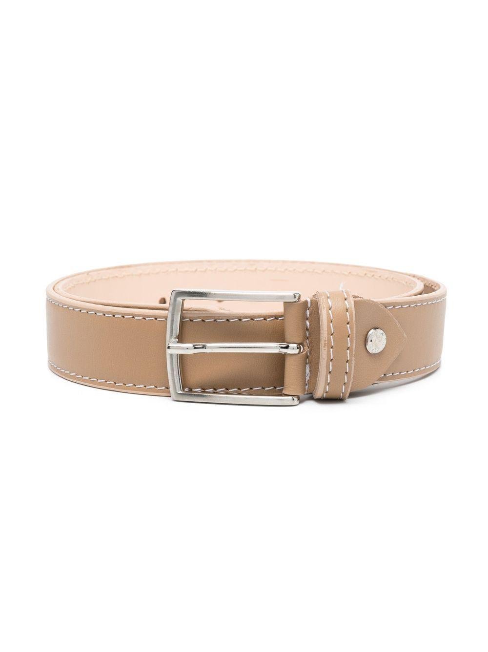 Cintura per bambino Colorichiari color nocciola con fibbia color argento - Rubino Kids