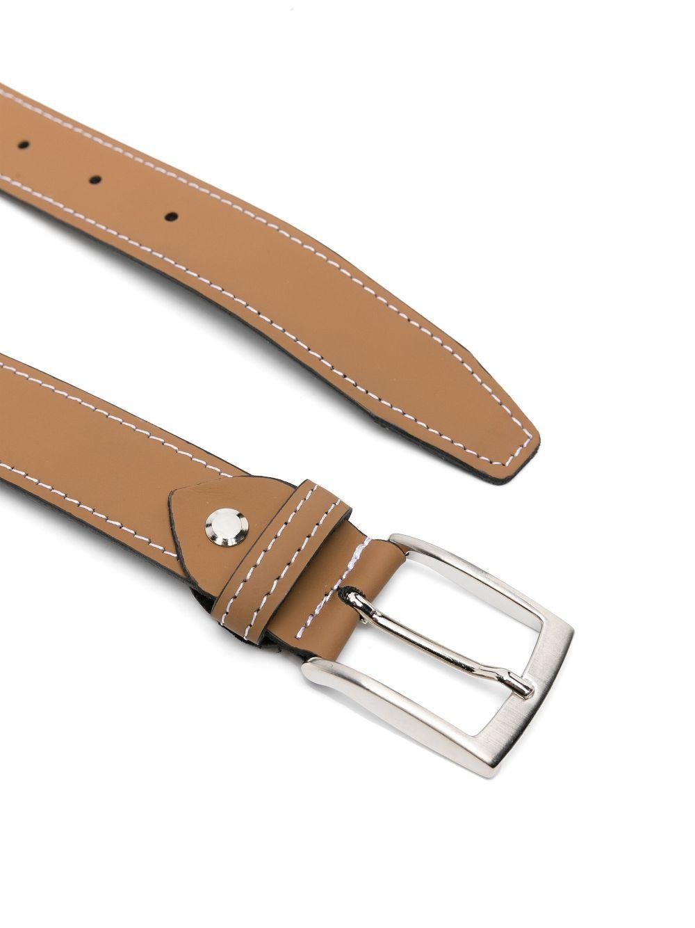 Cintura per bambino Colorichiari marrone con fibbia color argento - Rubino Kids