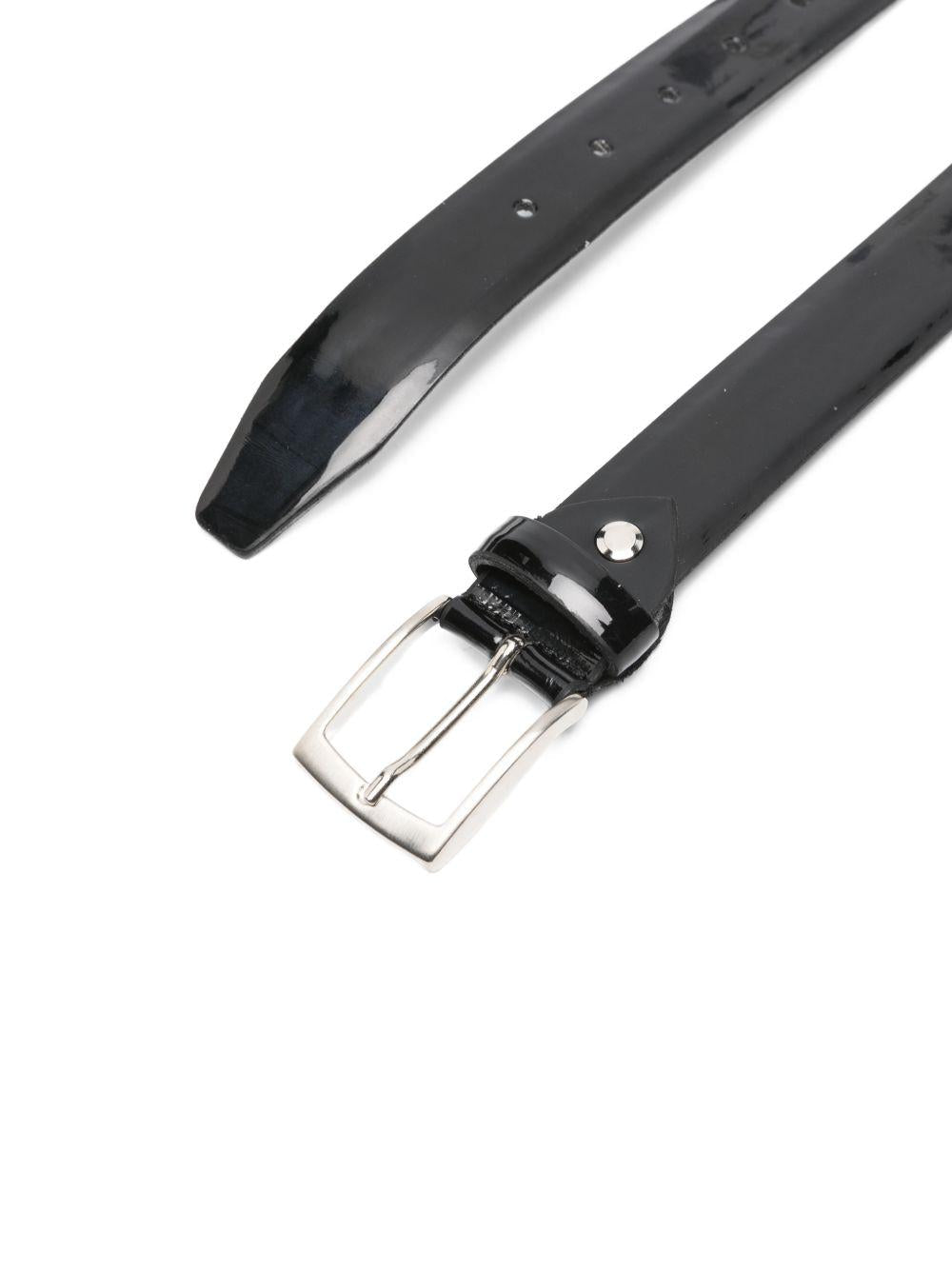 Cintura per bambino Colorichiari nera con finitura lucida - Rubino Kids