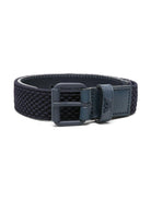 Cintura per bambino Emporio Armani Kids blu con design a intreccio - Rubino Kids