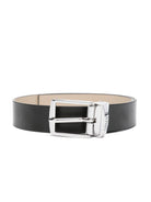 Cintura per bambino Emporio Armani Kids nera con logo inciso - Rubino Kids