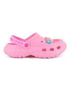 Clogs per bambina Billieblush rosa con applicazione fiori - Rubino Kids