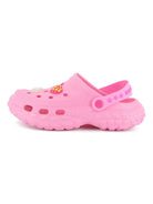 Clogs per bambina Billieblush rosa con applicazione fiori - Rubino Kids