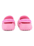 Clogs per bambina Billieblush rosa con applicazione fiori - Rubino Kids