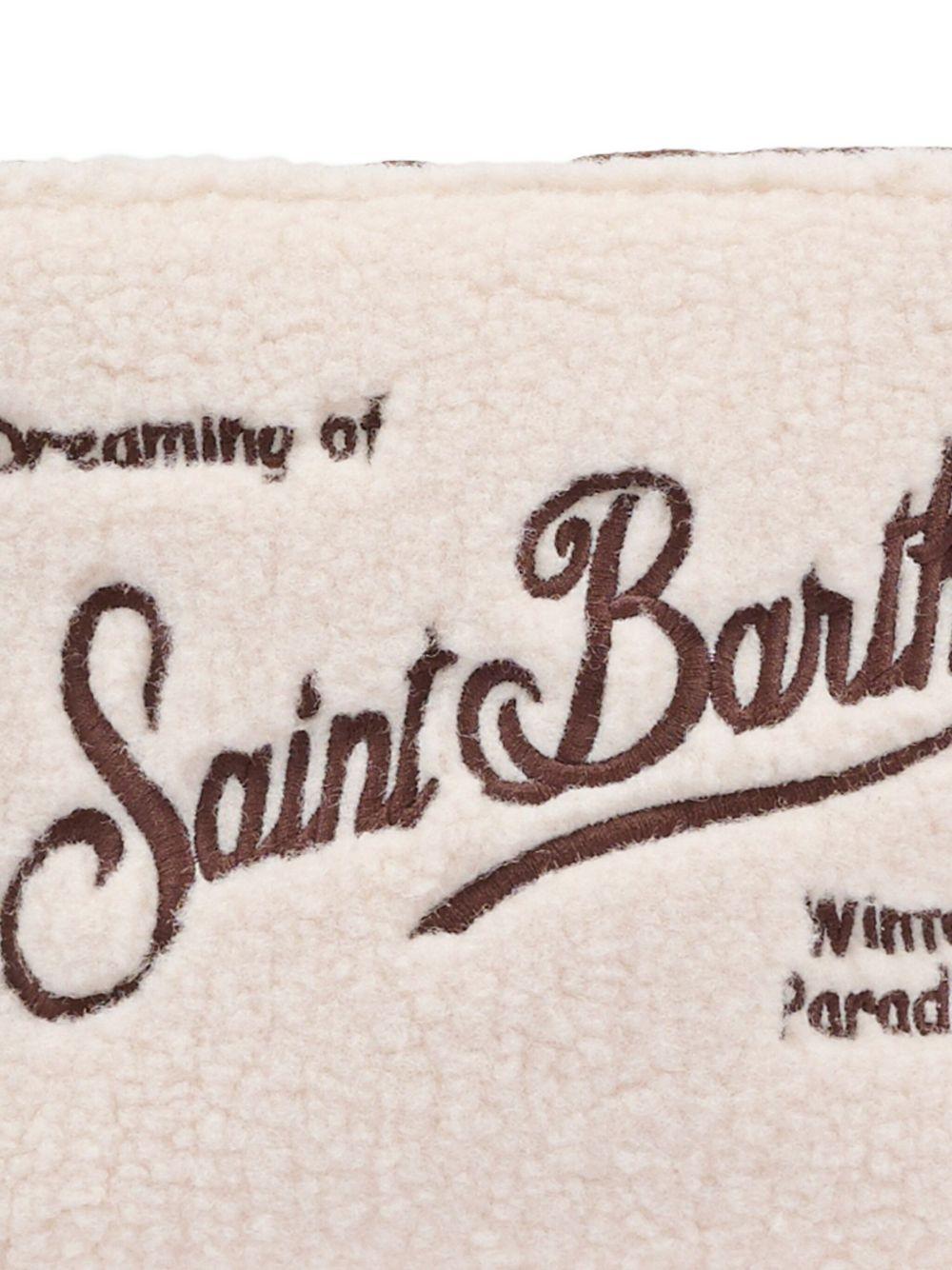 Clutch MC2 Saint Barth Kids beige con stampa logo - Rubino Kids