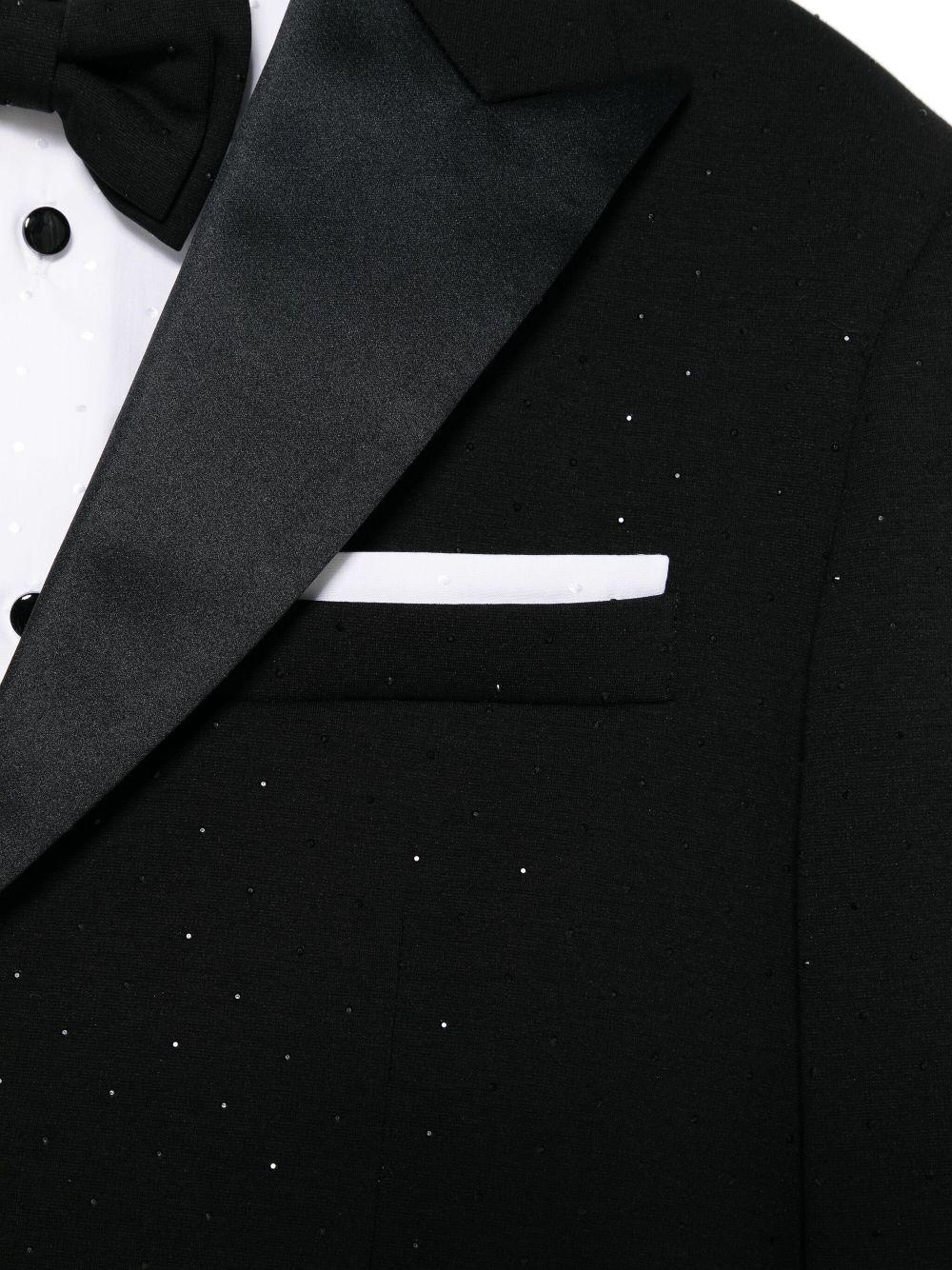 Completi tre pezzi comfort per bambino Colorichiari nero con strass - Rubino Kids