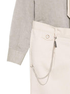 Completo confort per bambino Colorichiari beige a doppiopetto - Rubino Kids